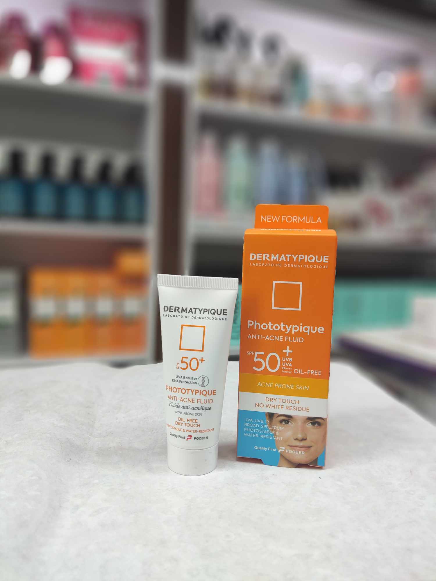 خرید - فلویید ضد آفتاب پوست چرب و جوش دار SPF50 درماتیپیک