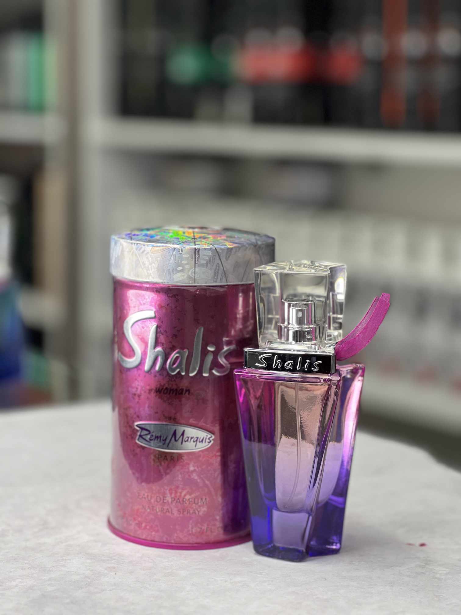 ادکلن شالیز زنانه قوطی صورتی با حجم 100 میل