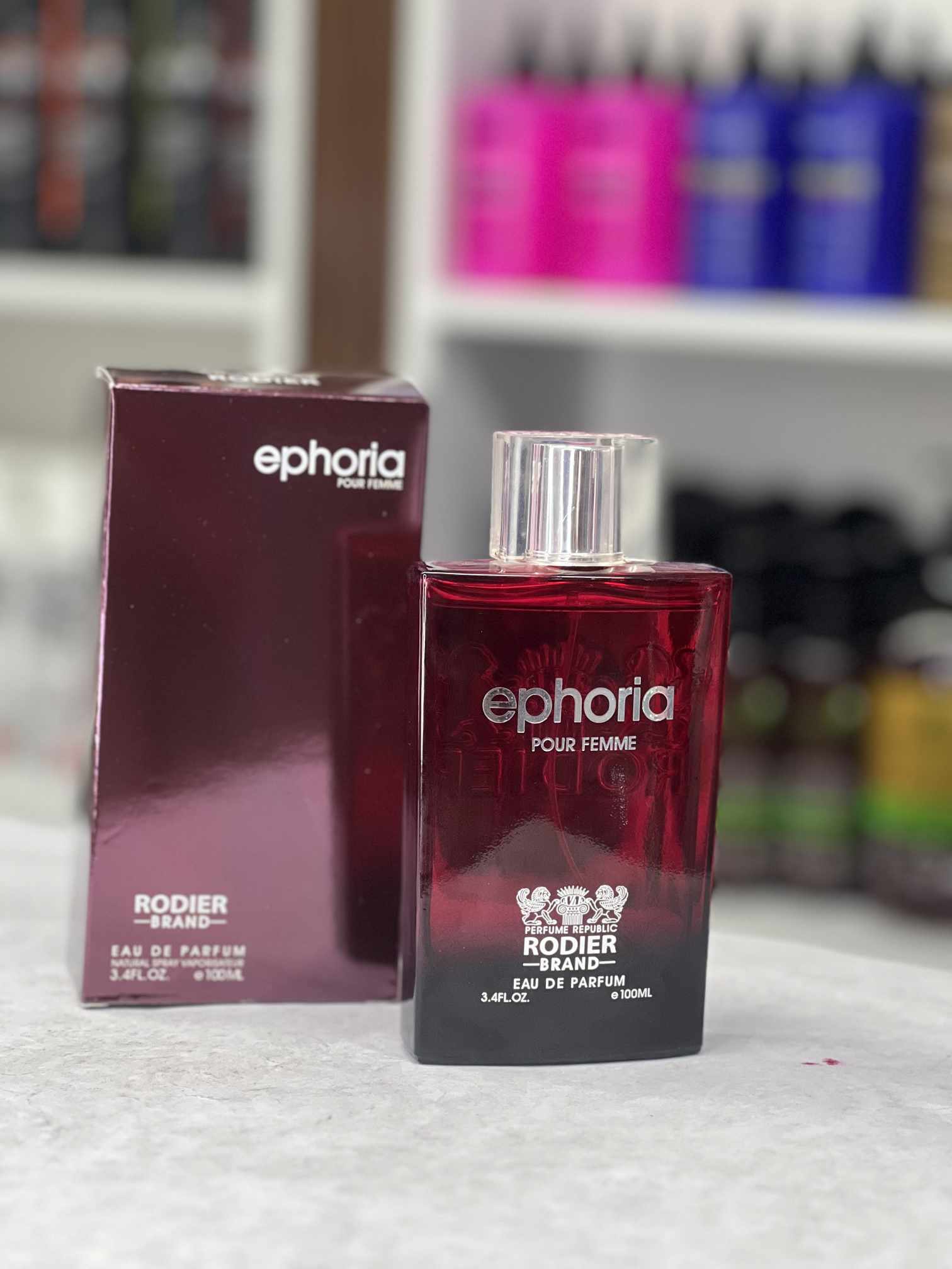 ادکلن زنانه رودیر مدل ایفوریا حجم ۱۰۰ میلی لیتر