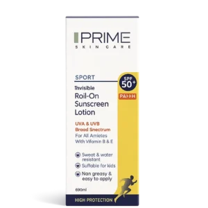 رول آن لوسیون ضد آفتاب SPF50 پرایم