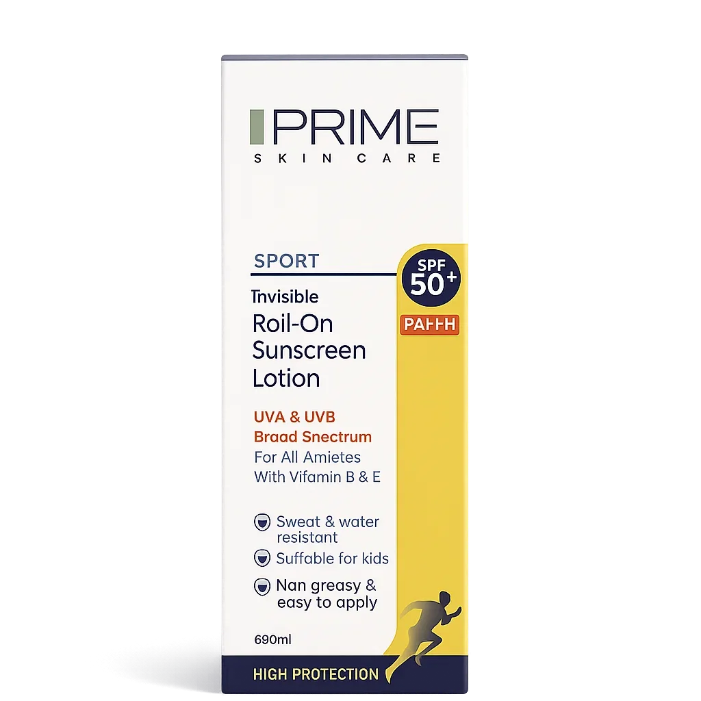 رول آن لوسیون ضد آفتاب SPF50 پرایم
