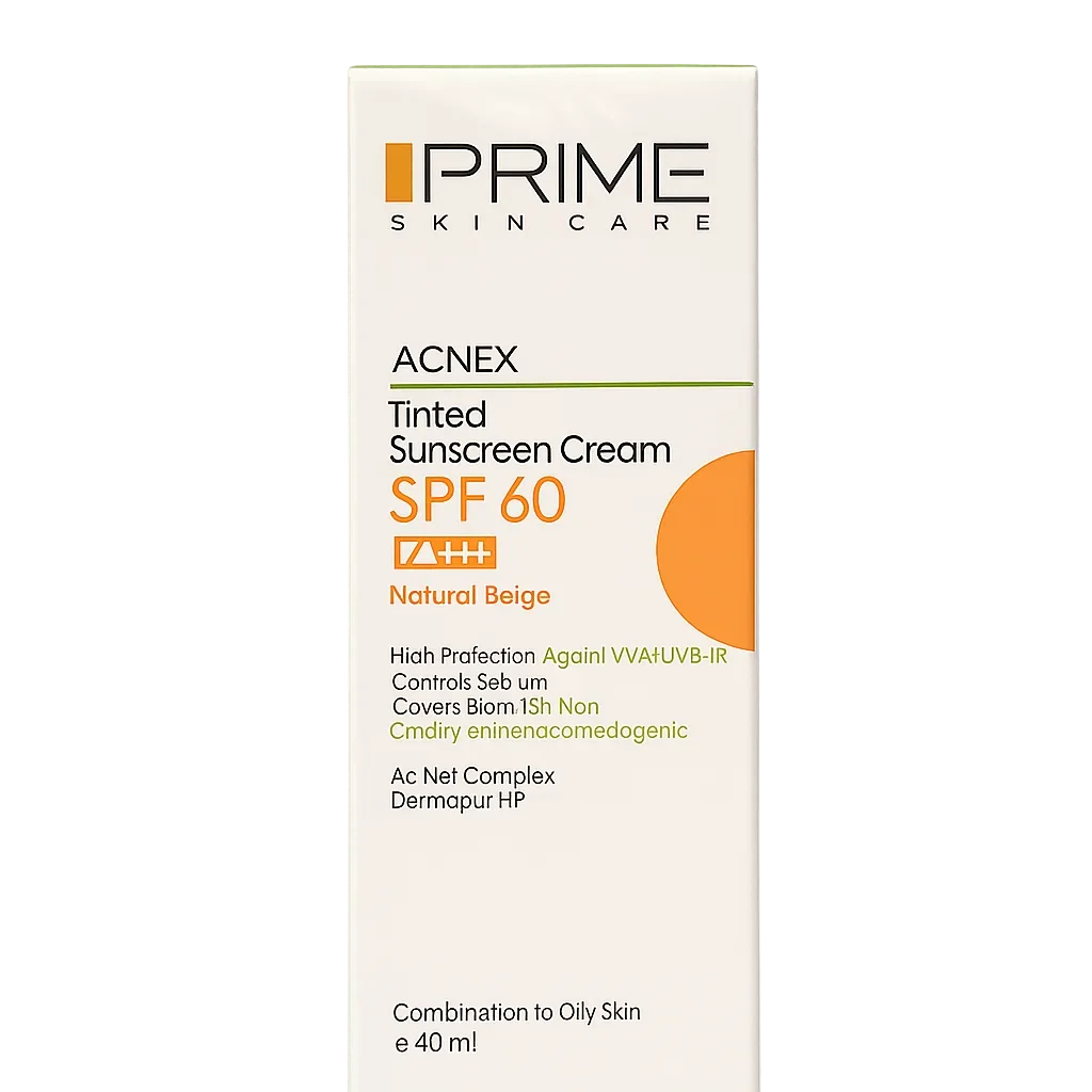 ضد آفتاب پوست چرب بژ طبیعی پرایم