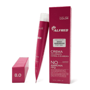 رنگ مو آلفرد بدون آمونیاک شماره 8.0 حجم 100 ميلي ليتر