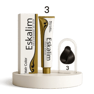 رنگ مو اسکالیم 3 رنگ قهوه ای تیره