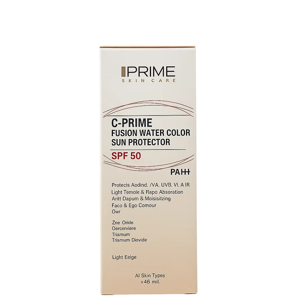 فلوئید ضدآفتاب SPF50 بژ روشن پرایم