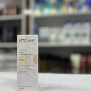 کرم ضد آفتاب SPF60 پوست چرب (بژ روشن) پرایم