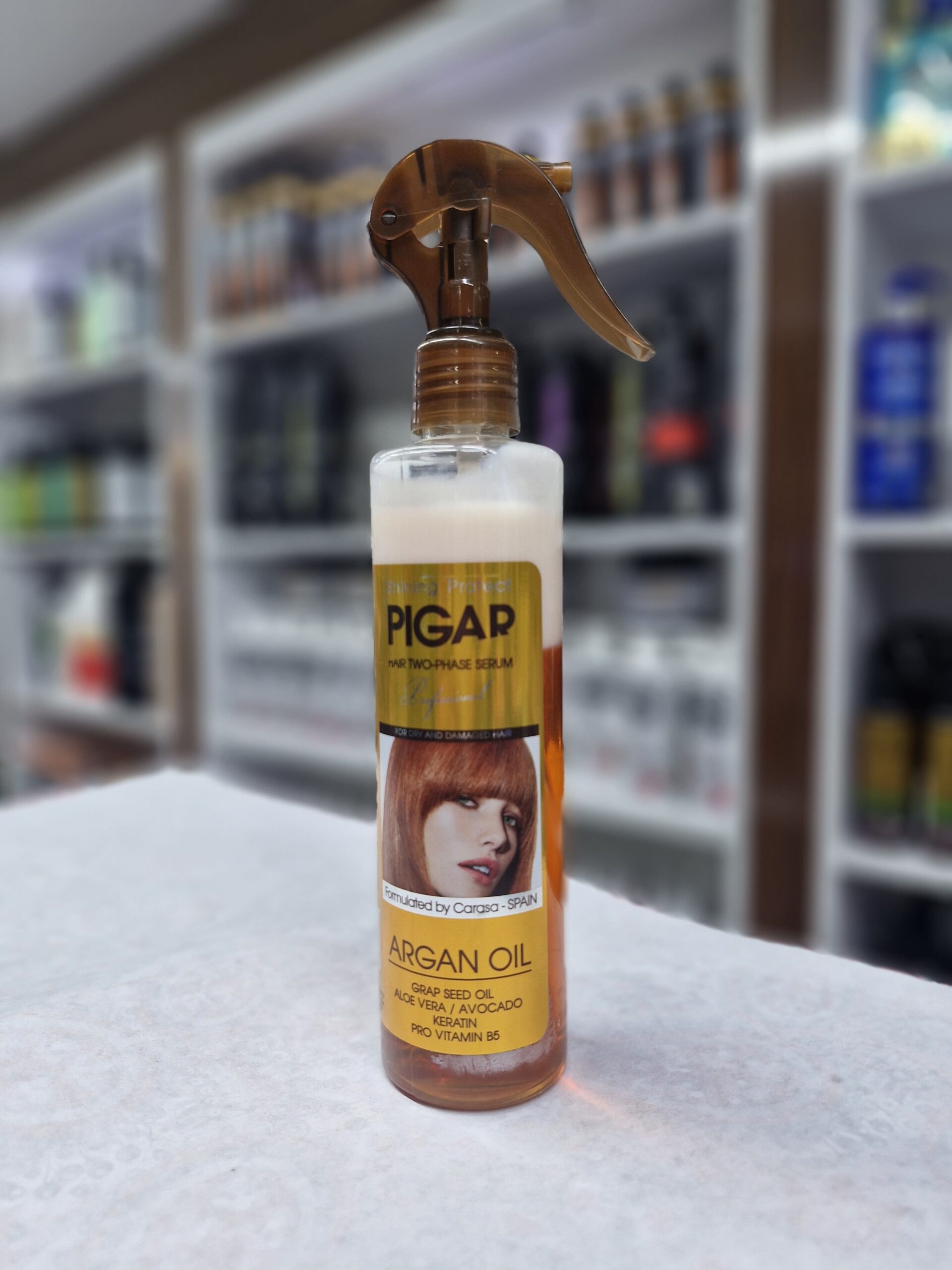 اسپری دوفاز مو پیگار مدل آرگان