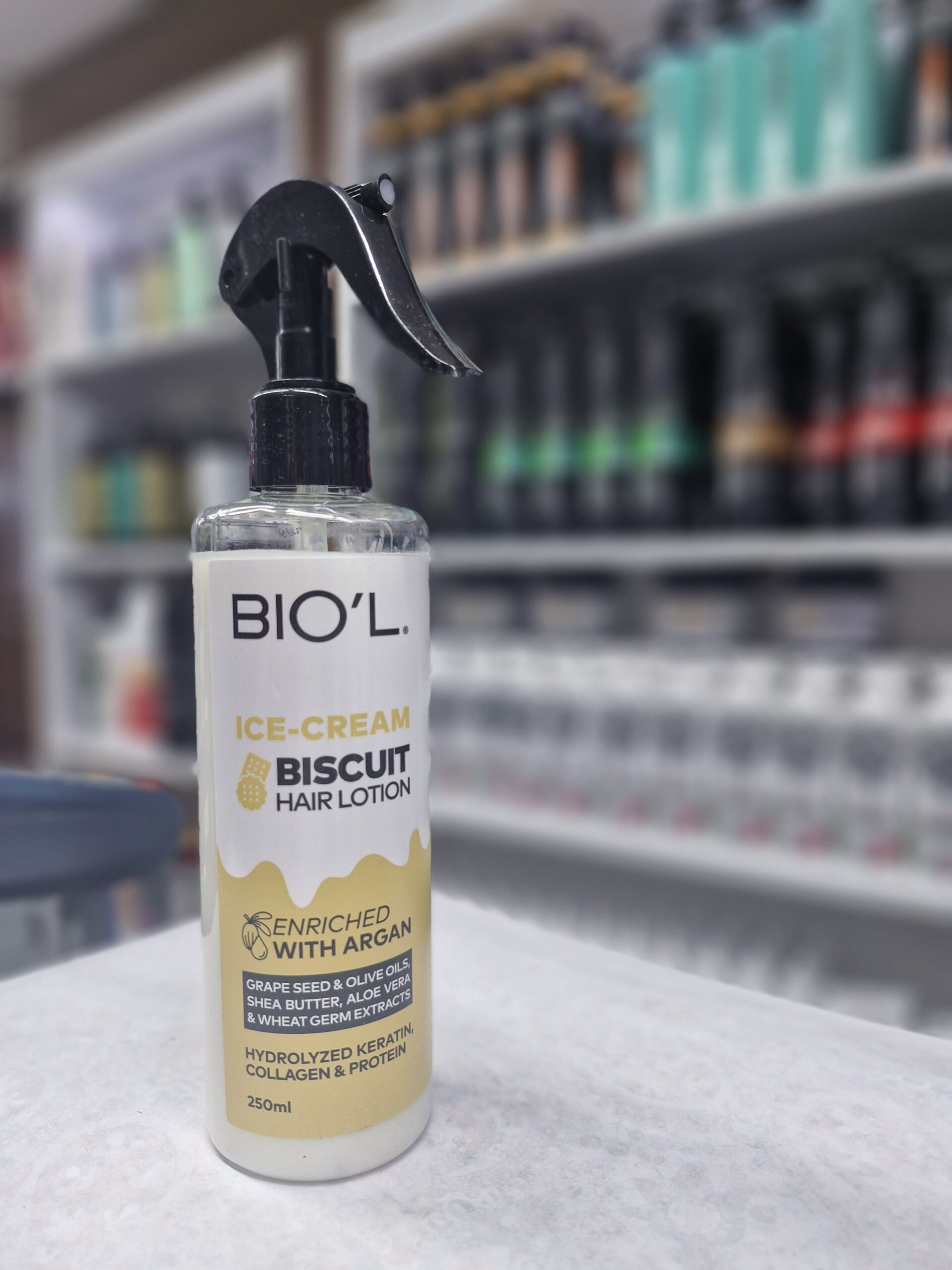 لوسیون مو بستنی بیسکویتی بیول