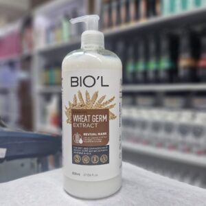 ماسک مو تقویت کننده جوانه گندم بیول حجم 800 میلی لیتر