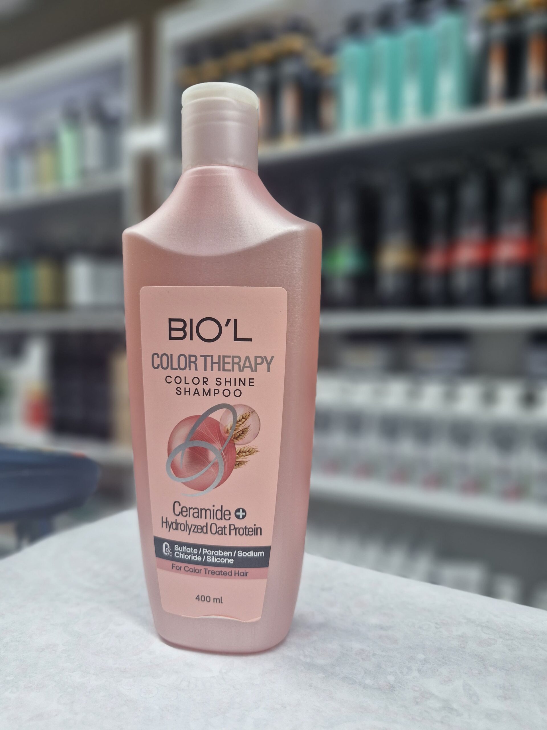 شامپو موهای رنگ و دکلره شده بیول