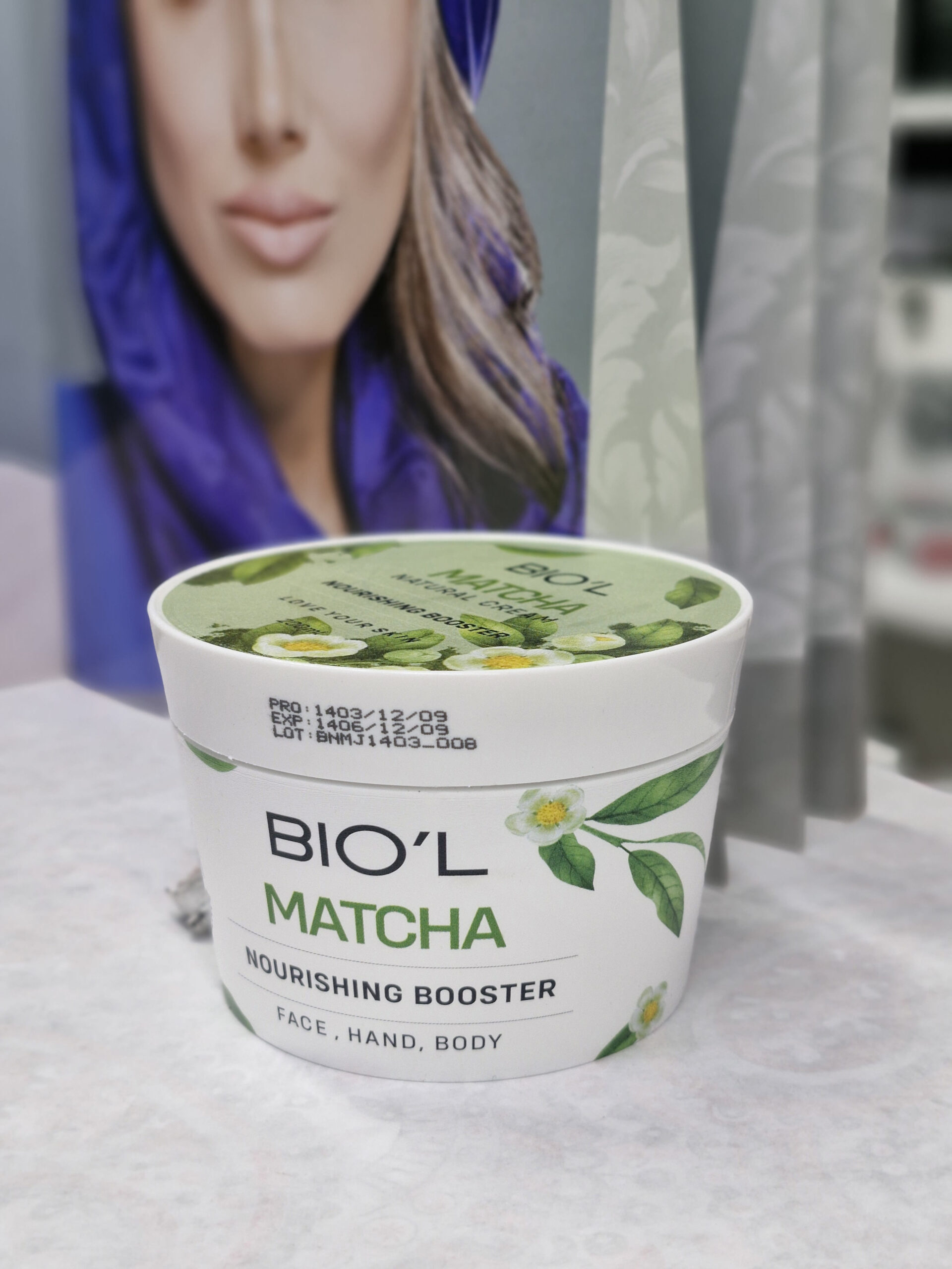 مرطوب کننده کاسه ای پوست ماچا بیول