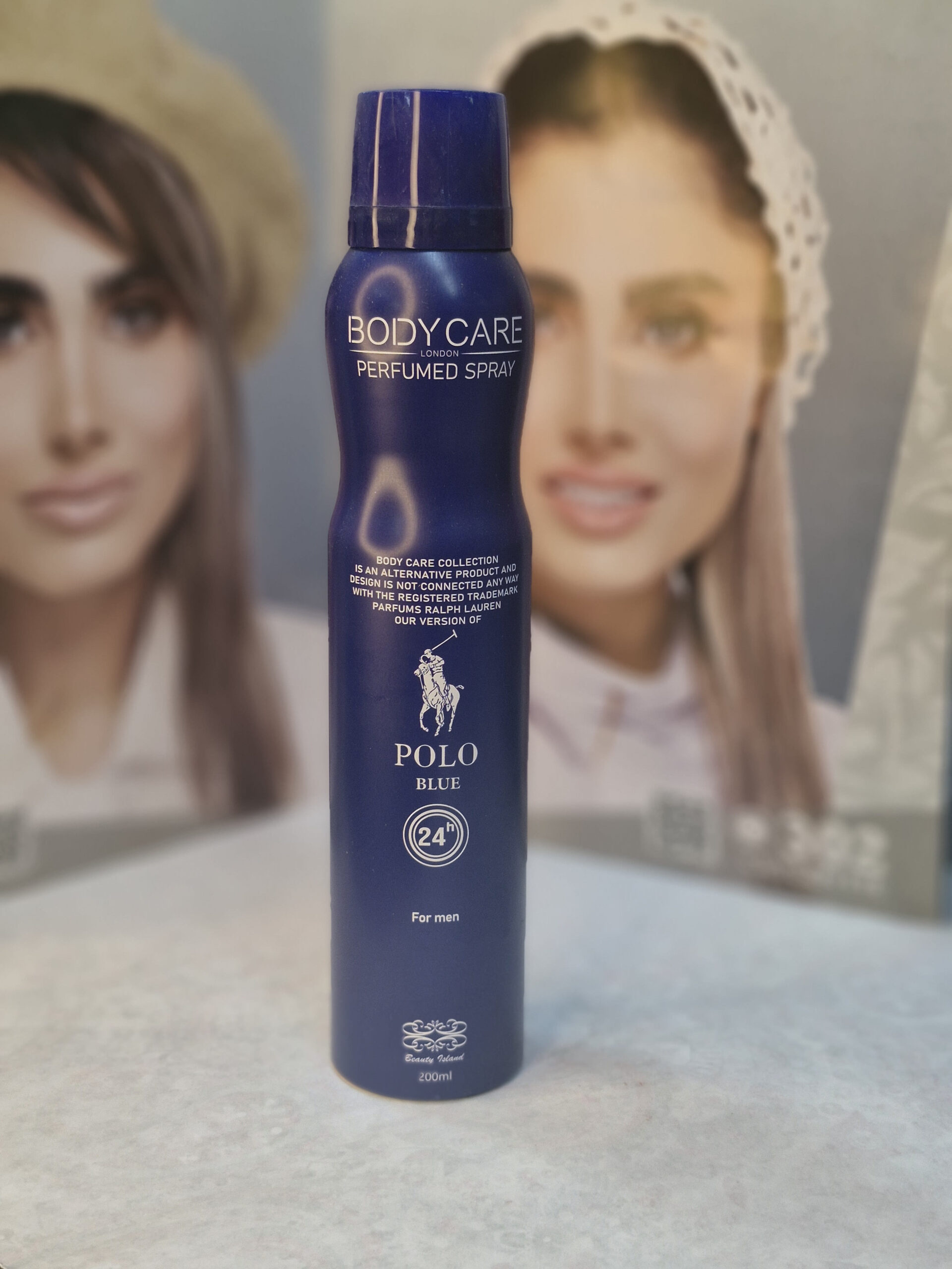 اسپری بدن مردانه پلو آبی بادی کر مدل Polo Blue