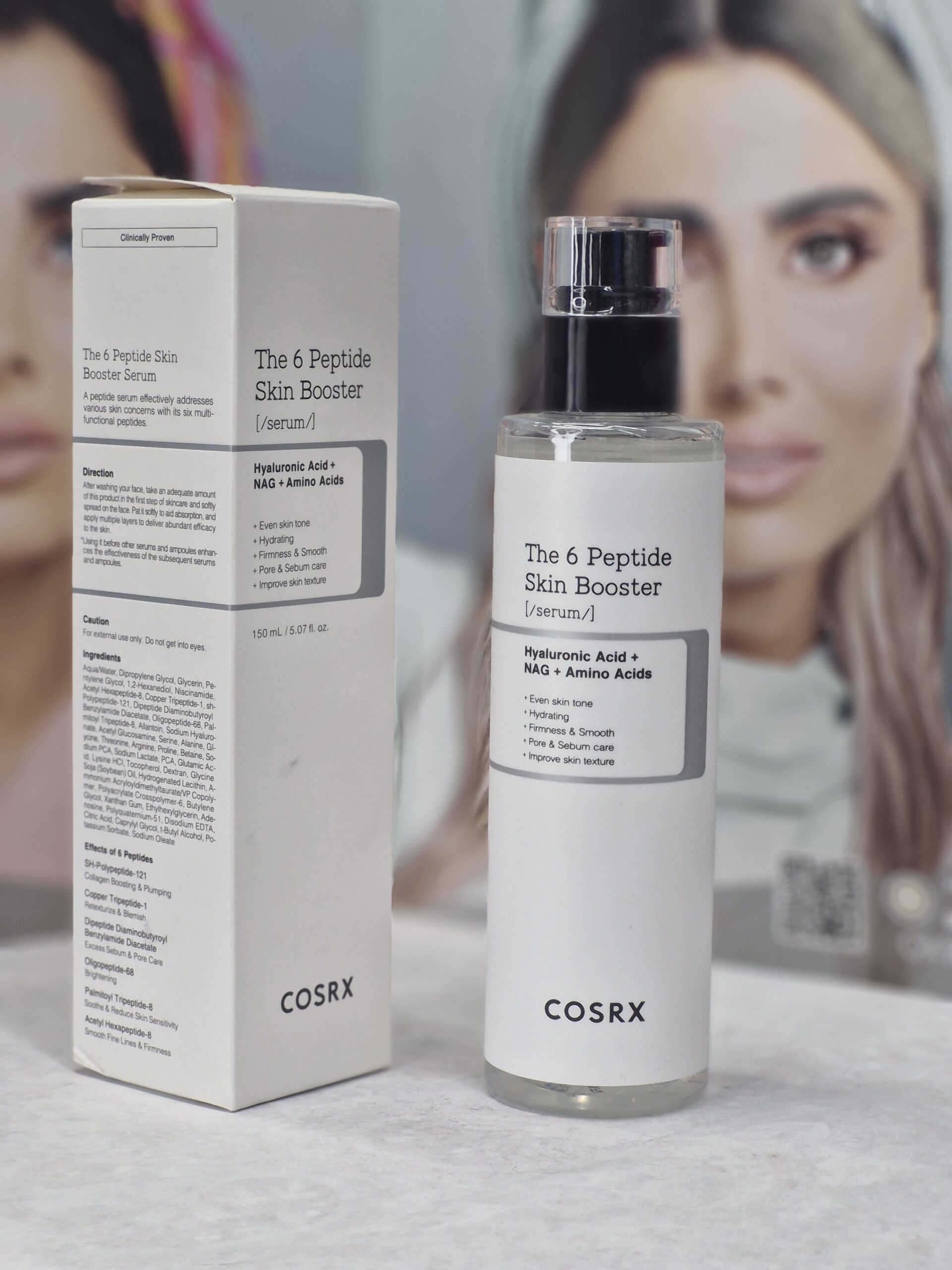 سرم بوستر تقویت کننده 6 پپتاید کوزارکس