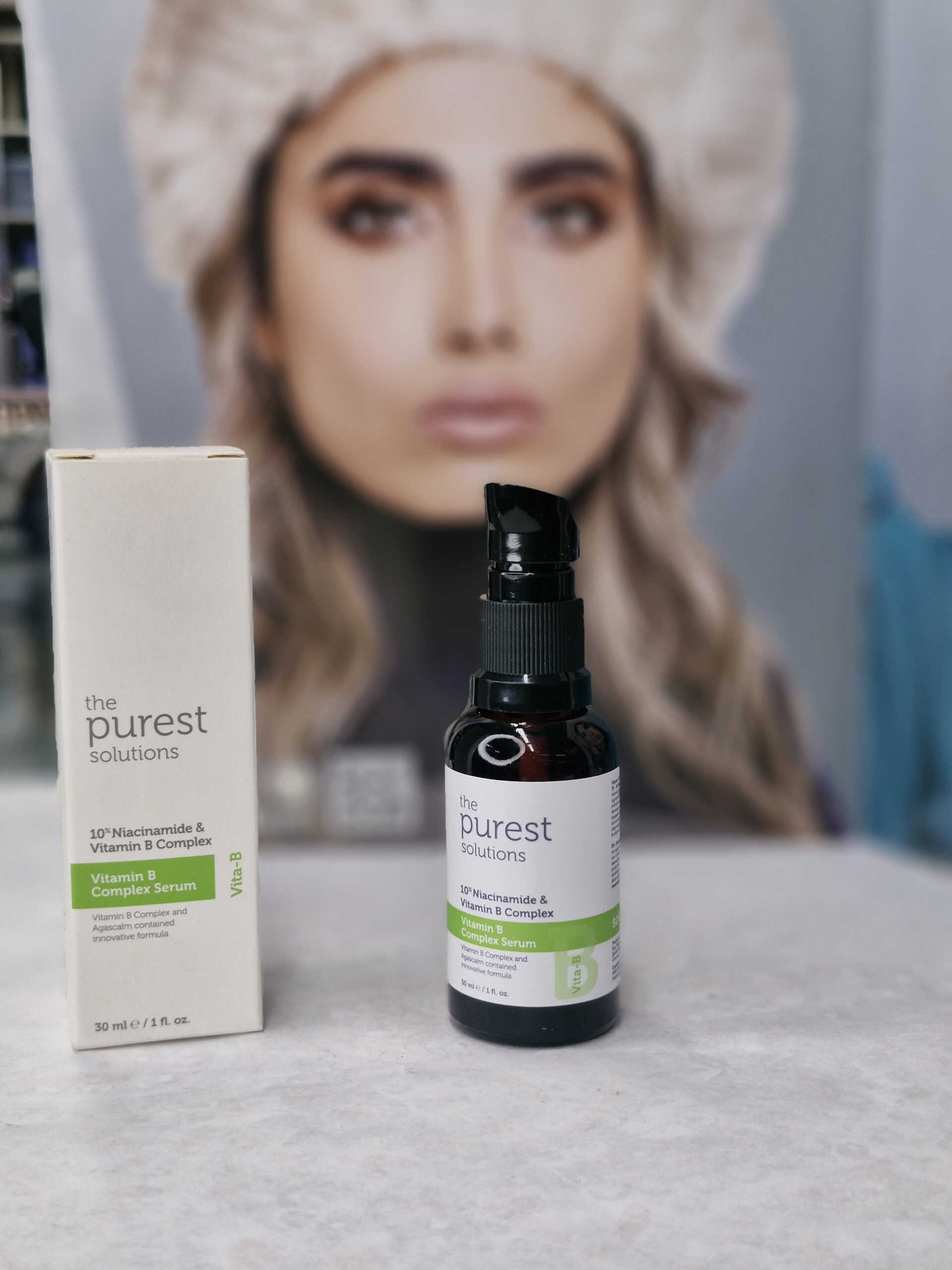 سرم ترمیم کننده نیاسینامید 10٪ و ویتامین B کمپلکس پیورست