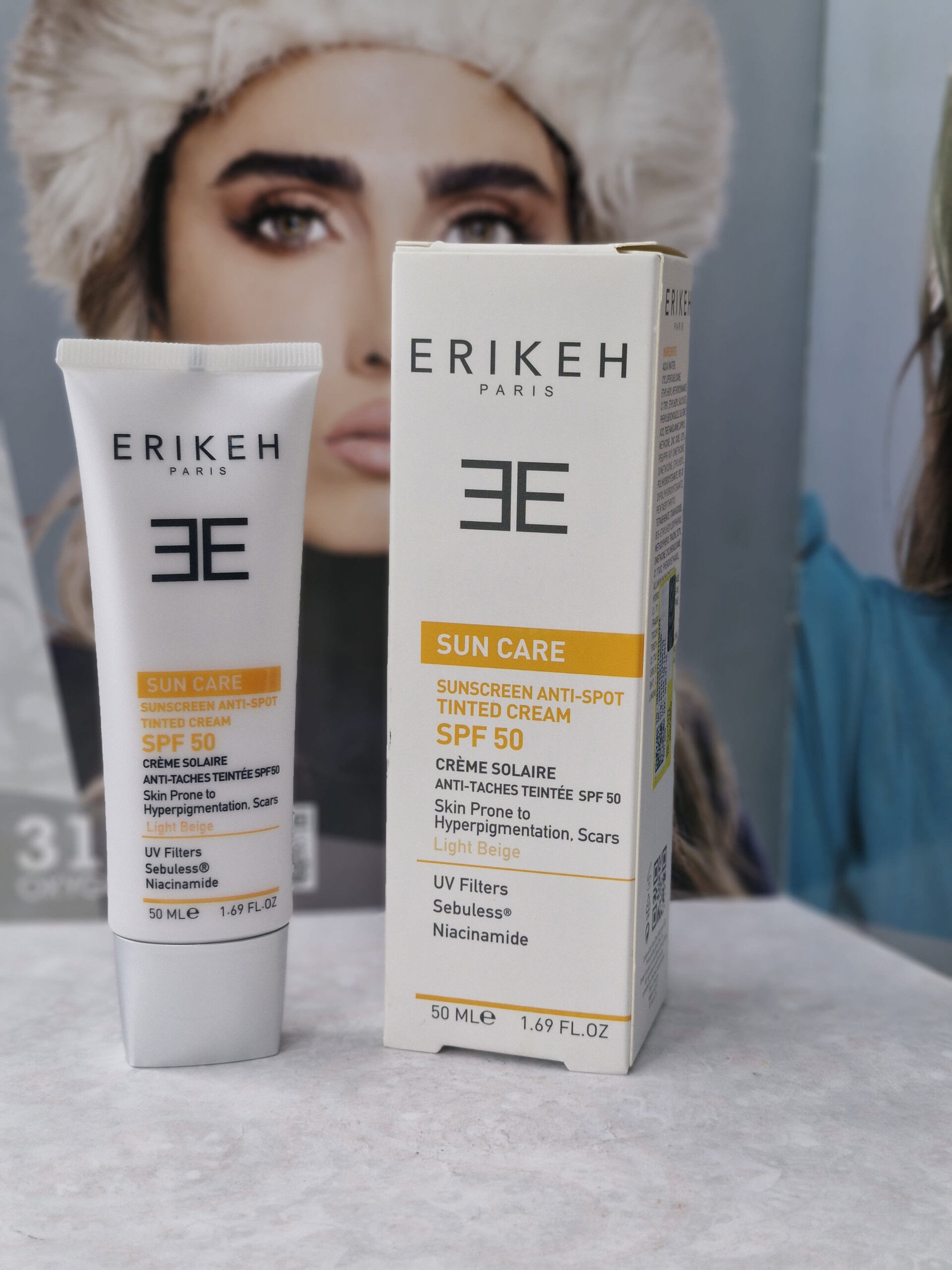 فلوئید ضد آفتاب و ضد لک SPF50 (بژ روشن)