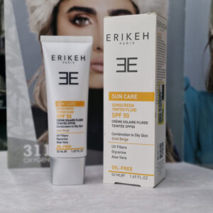 فلوئید ضد آفتاب پوست مختلط و چرب SPF50 بژ طلایی