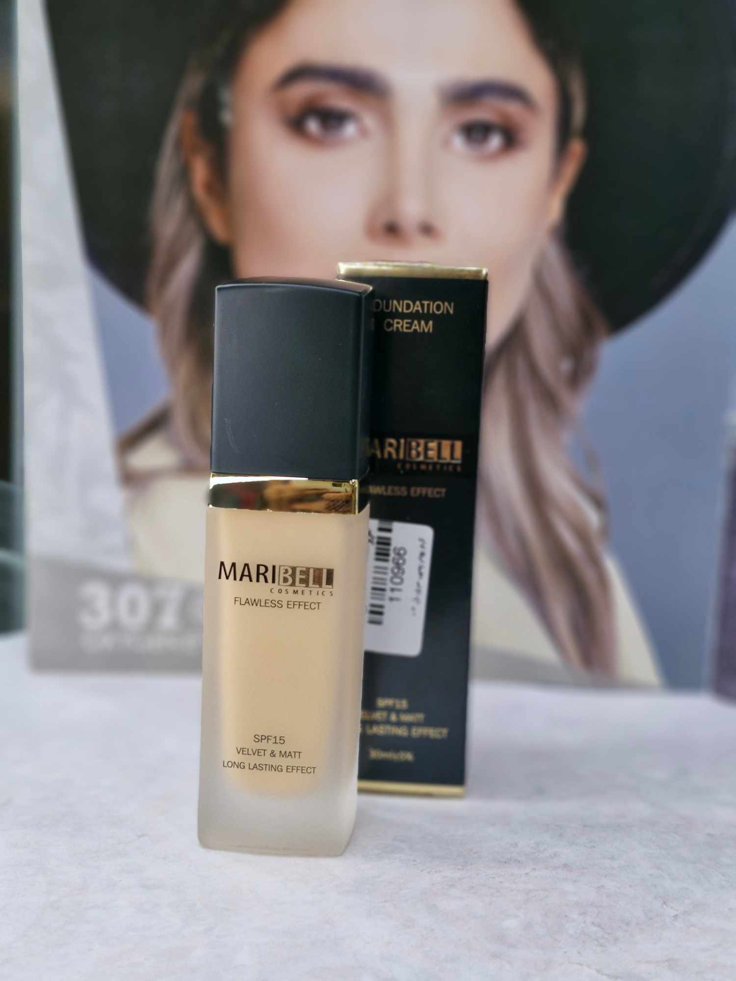 کرم پودر مری بل مدل ولوت مات شماره MF02 حجم 30 میلی لیتر