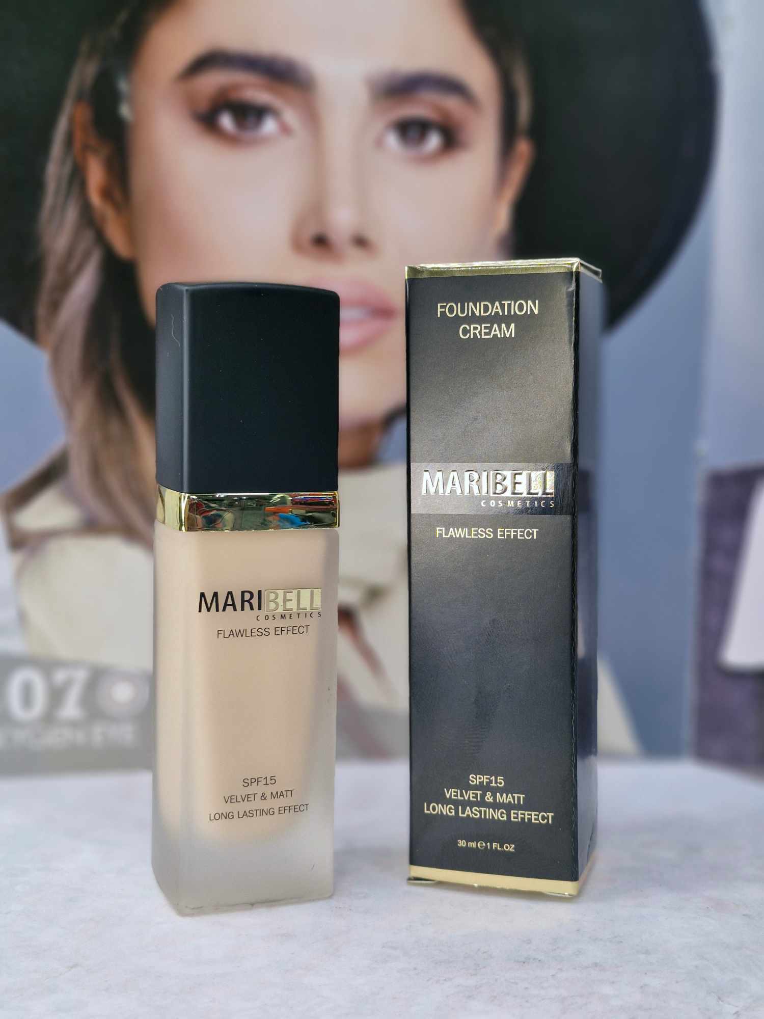 کرم پودر مری بل مدل ولوت مات شماره MF01 حجم 30 میلی لیتر