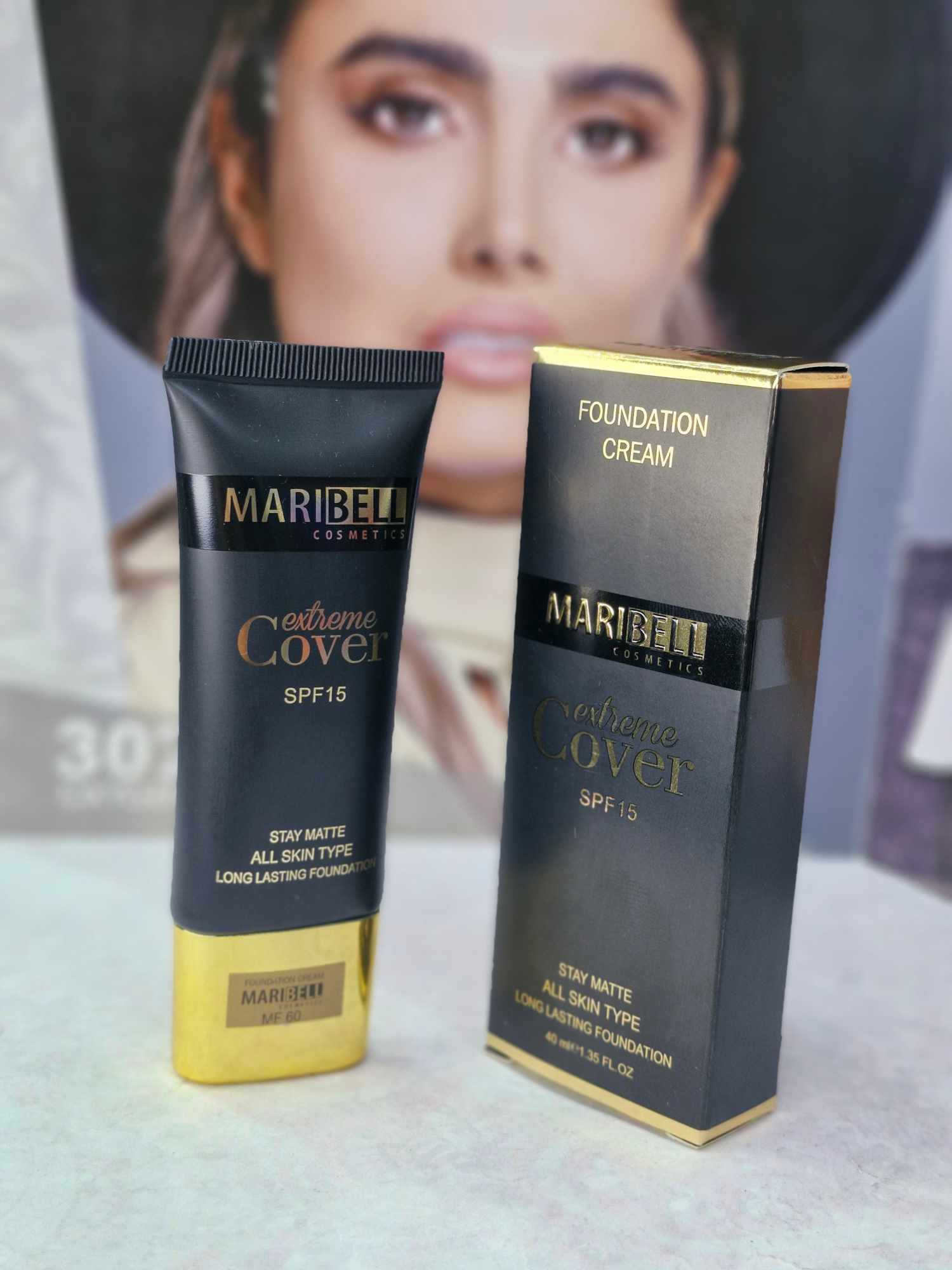 کرم پودر تیوپی مری بل شماره MF60