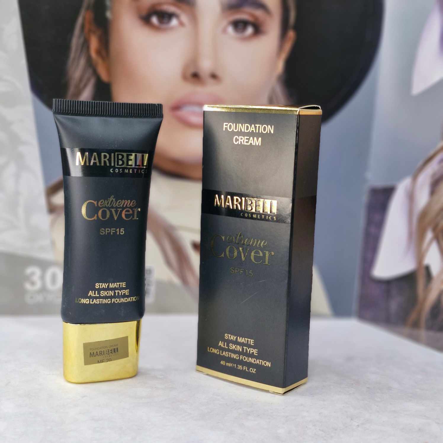 کرم پودر تیوپی مری بل شماره MF20