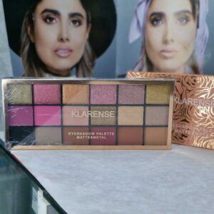 پالت سایه چشم کلارنس مدل Matte &metal تعداد رنگ 18 عدد