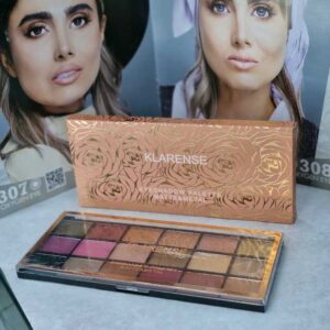 پالت سایه چشم کلارنس مدل Matte &metal تعداد رنگ 18 عدد