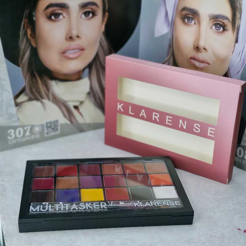 پالت رژلب کلارنس 18 رنگ