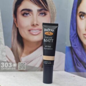 کرم پودر ایزادورا مدل Natural Matt شماره 16