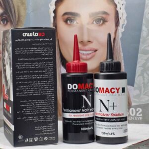 محلول فرکننده مو دوماسی مدل N-01 مناسب موهای معمولی 100 میل