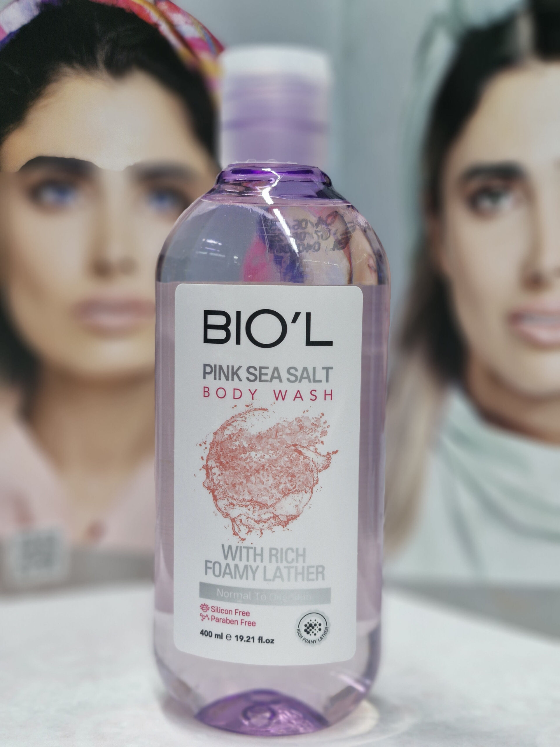 شامپو بدن مرطوب کننده بیول مدل نمک صورتی دریا