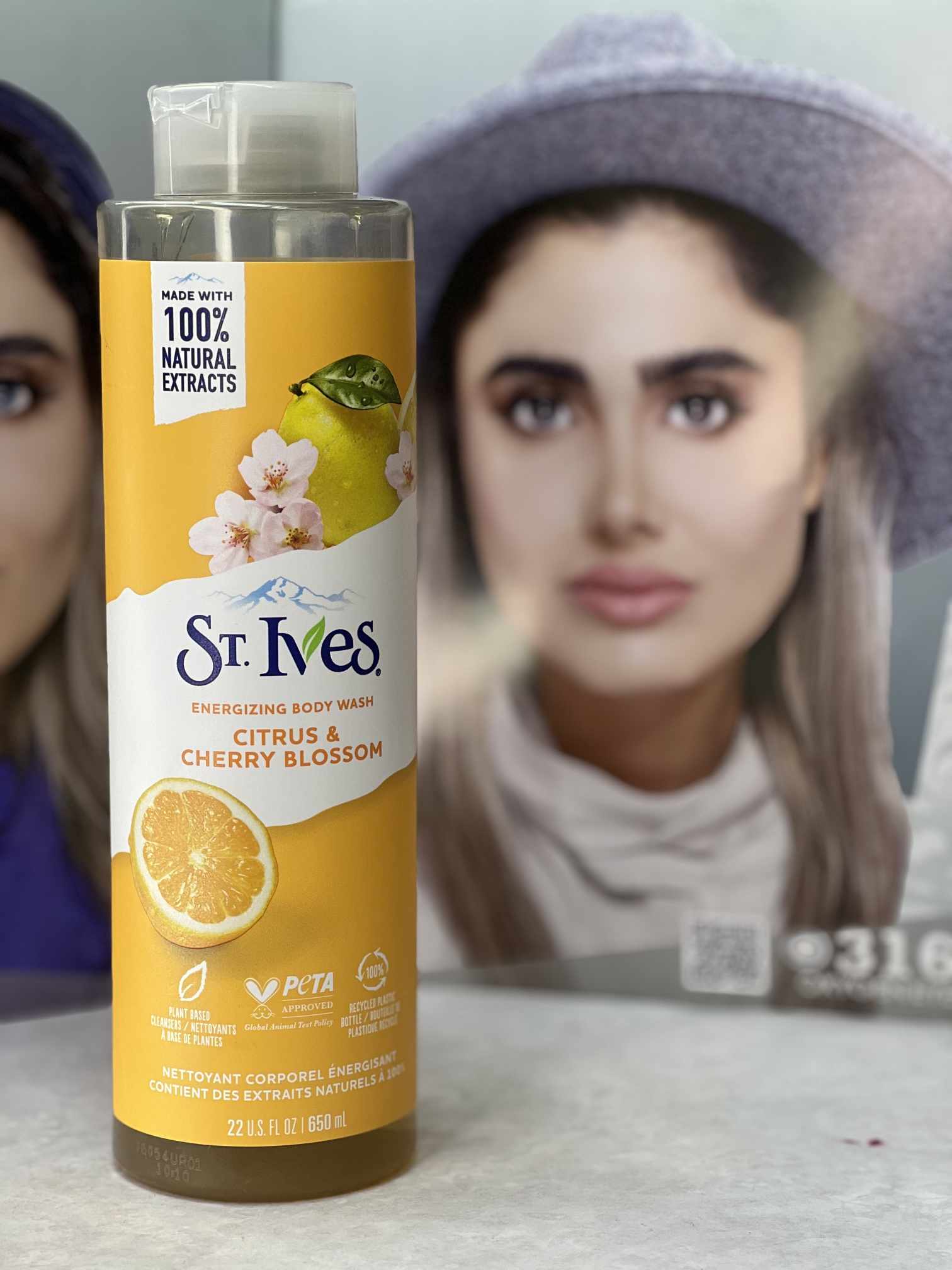 شامپو بدن مرکبات و شکوفه گیلاس سینت ایوز 650ml