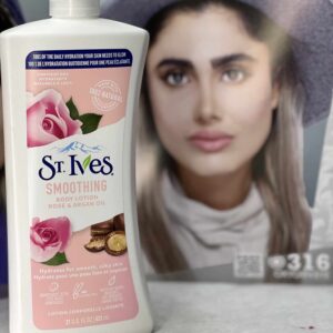 لوسیون بدن آبرسان عصاره رز و آرگان سینت ایوز 621ml