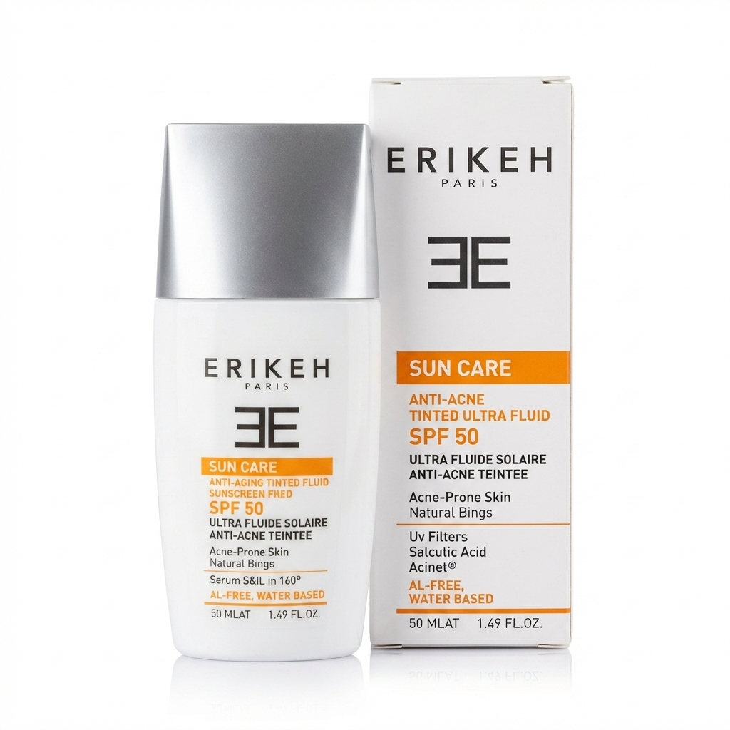 خرید -فلوئید ضد آفتاب اریکه SPF50 بژ طبیعی