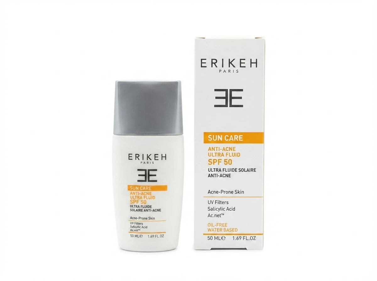 خرید -فلوئید ضد آفتاب و ضد جوش SPF50 (بی رنگ) اریکه