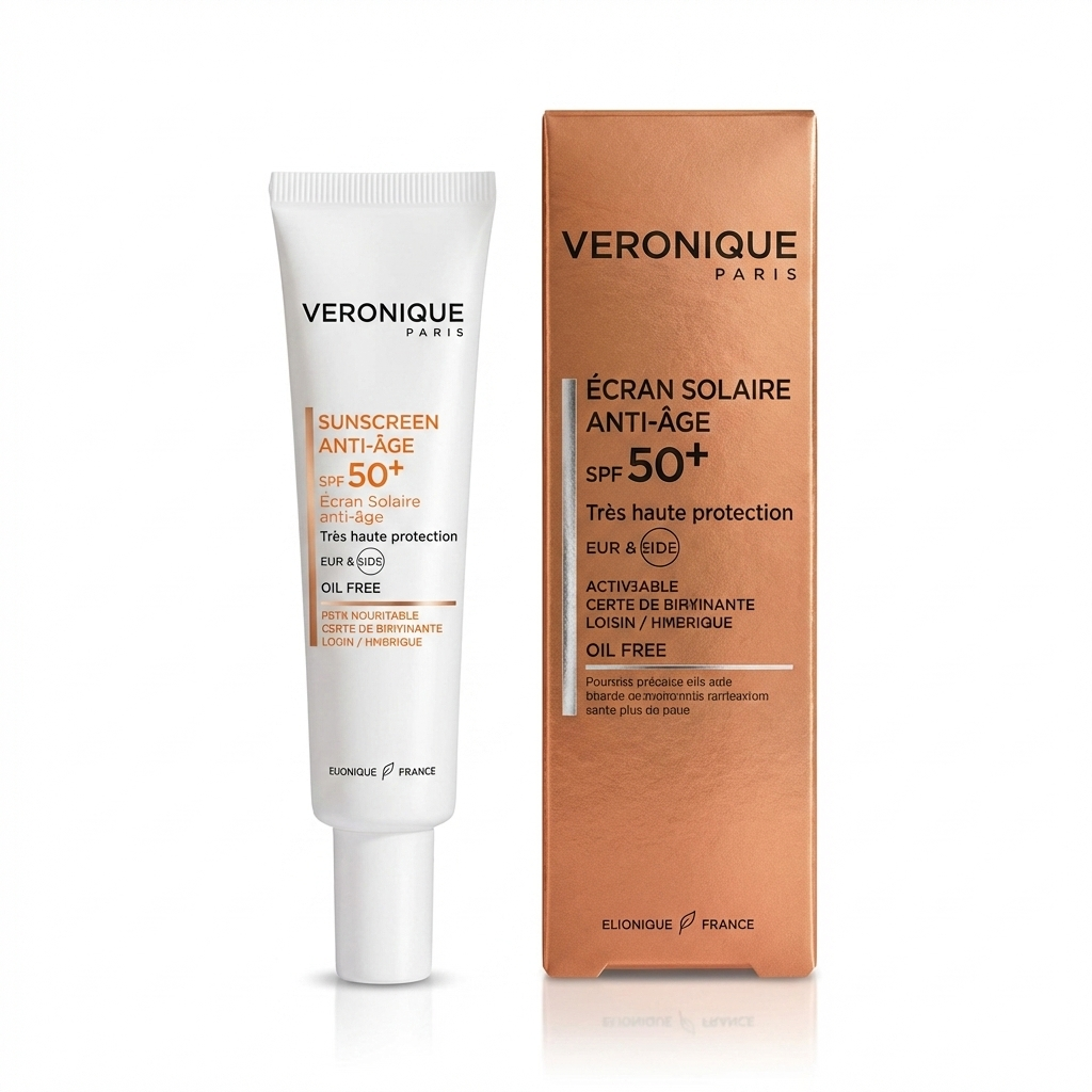 قیمت خرید - کرم ضد آفتاب ضد چروک SPF50 ورونیک
